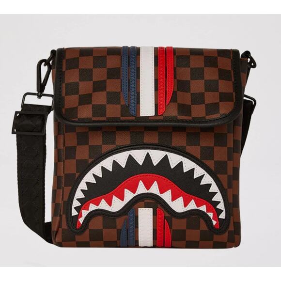 New Sprayground Sharks in ParisGT Messenger Bag - Picture 1 of 3